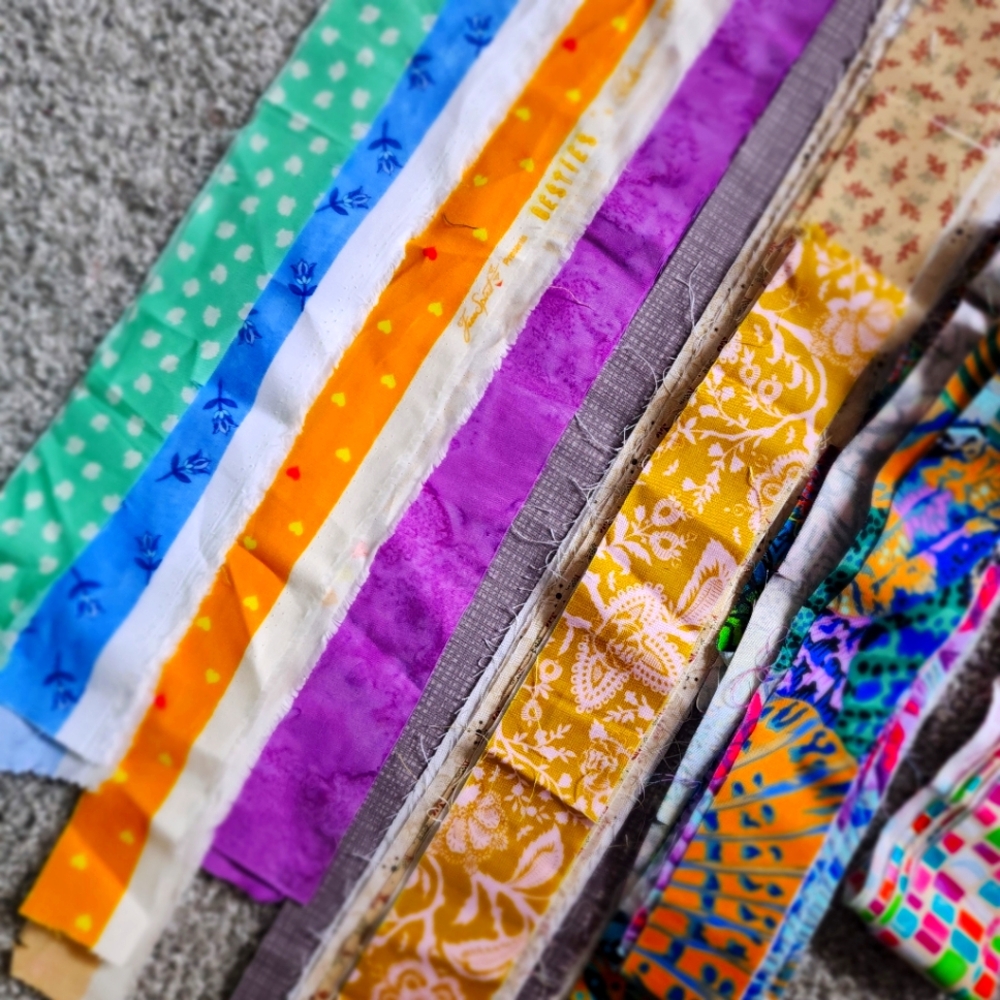 Designer Quilting Cotton Scrap Bundle – Half Pound